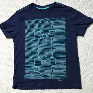 Crazy 8-Blue Skateboard T-Shirt SIze M (7/8)